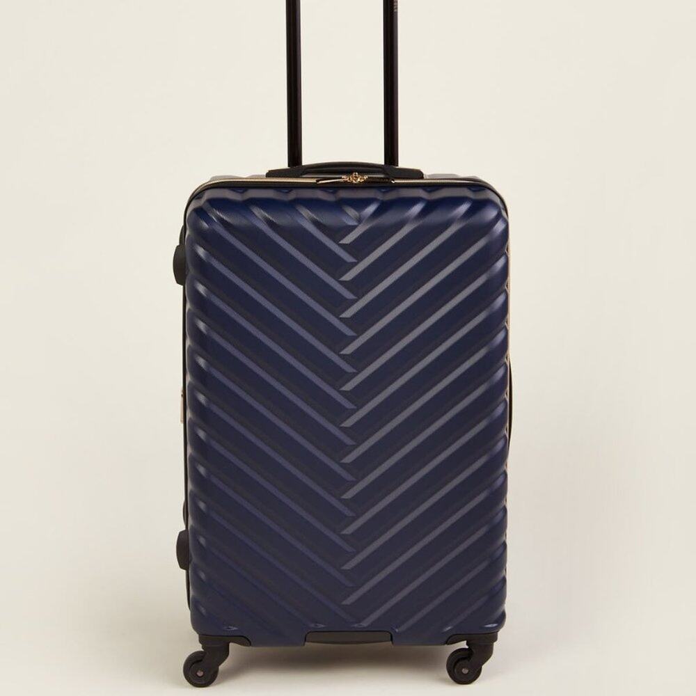 Kenneth Cole Suitcase Broadway 24" Upright Spinner Solid Navy Color
